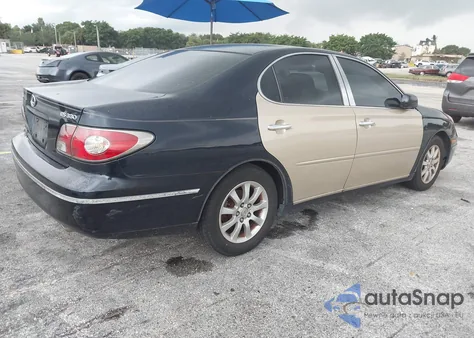 2004 Lexus Es 330 z USA, uszkodzony, nr VIN JTHBA30G940021728